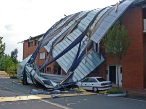 commercial roof storm damage